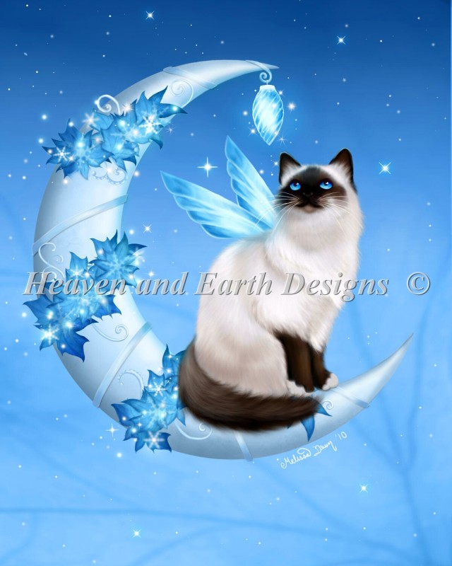 Supersized Winter Moon Cat - Click Image to Close