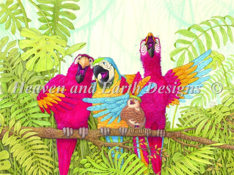 Parrots - Click Image to Close