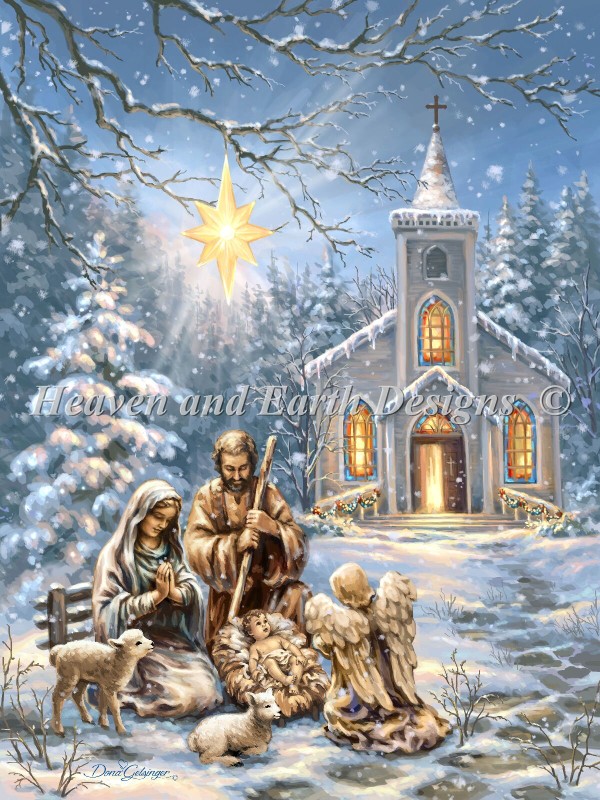 Mini Nativity At The Chapel - Click Image to Close