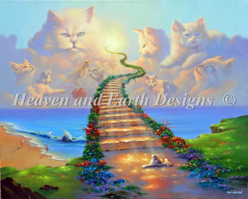 Mini All Cats Go To Heaven - Click Image to Close