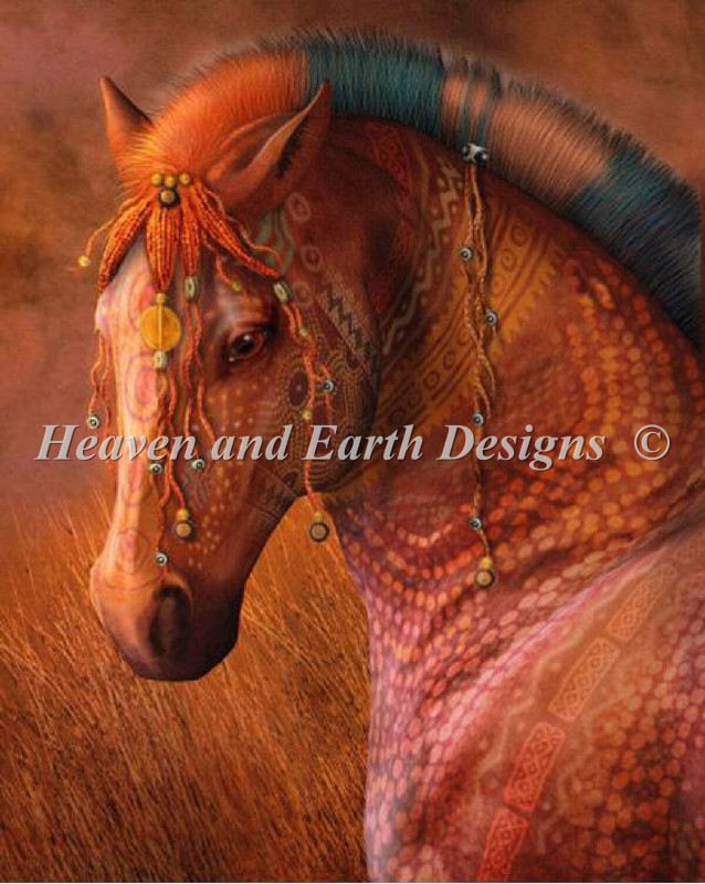 Supersized Masai War Pony Max Colors - Click Image to Close