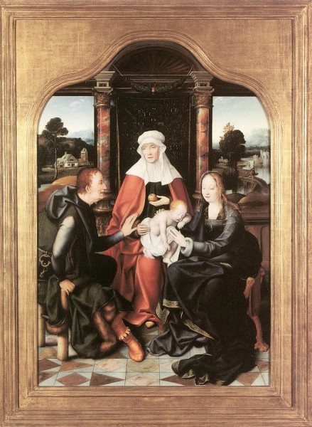 Saint Anne Virgin With Child