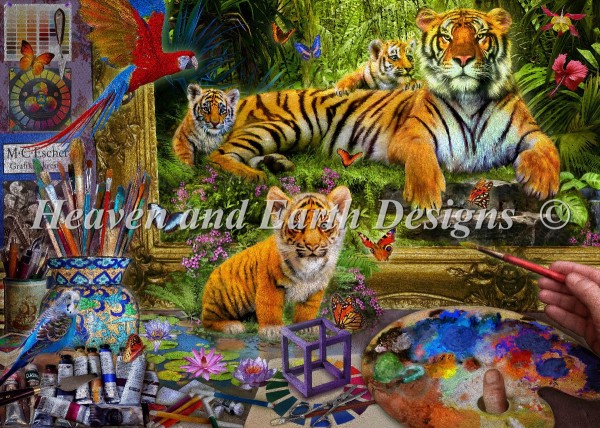 Tiger Painting Material Pack