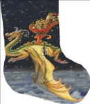 Stocking Saint Nicholas Dragon Sleigher