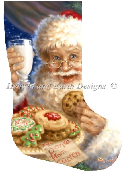 Stocking Milk and Cookies