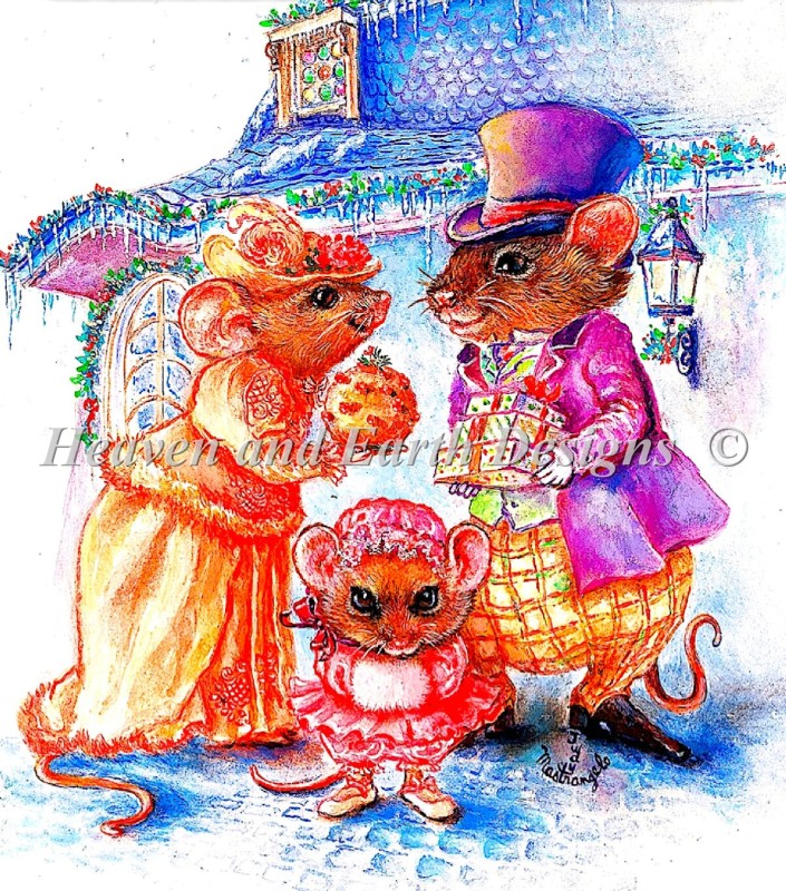 Cratchit Christmas Mouse Material Pack - Click Image to Close