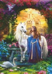Supersized Princess And The Unicorn In The Cloisters Max Colors