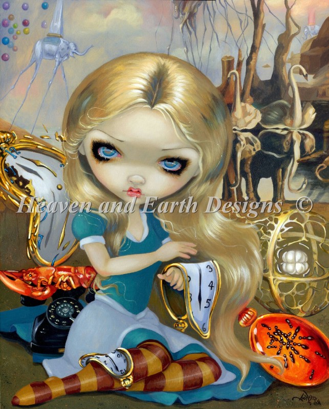 Mini Alice In A Dali Dream - Click Image to Close