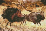 QS Buffalo 2 - Ancient Stone Wall Painting