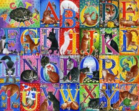 Supersized Cat Alphabet Max Colors