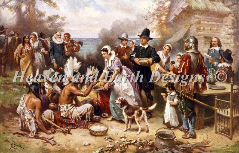 The First Thanksgiving - Click Image to Close