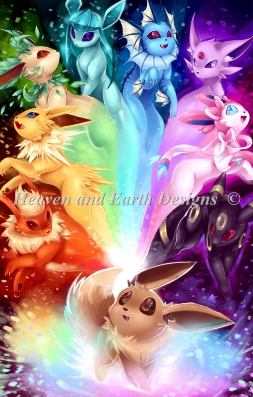The Possibilities Eeveelution Rainbow Material Pack - Click Image to Close