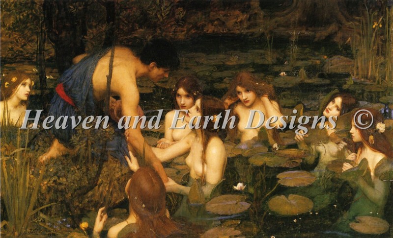 Hylas And The Nymphs - Click Image to Close