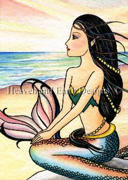 QS Mermaid By The Seashore - Click Image to Close