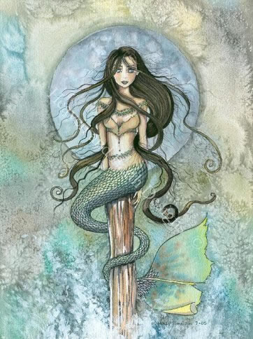 Silver Moon Mermaid - Click Image to Close