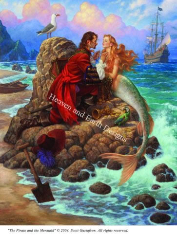 Pirate and the Mermaid - Click Image to Close