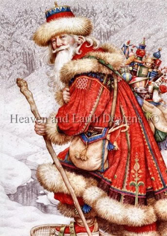 Father Christmas With Toys - Click Image to Close