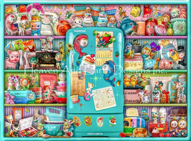 Supersized The Kitschy Kitchen Shelf Max Colors - Click Image to Close