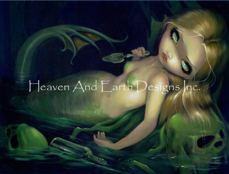 Mini Absinthe Mermaid - Click Image to Close