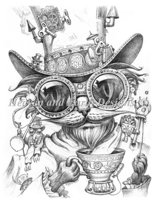 Steam Punk Cat Daddy Select A Size - Click Image to Close