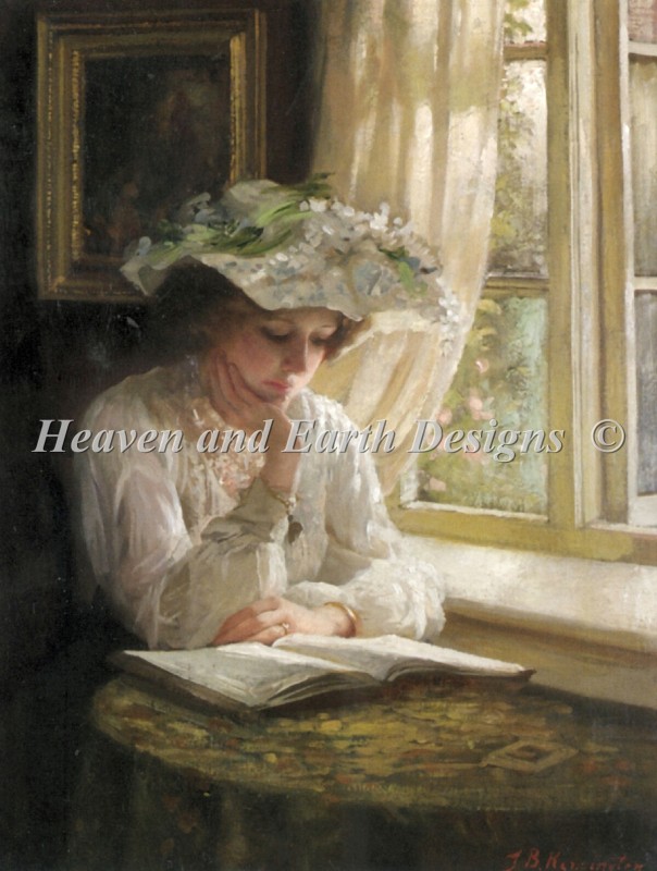 Mini Lady Reading By A Window - Click Image to Close