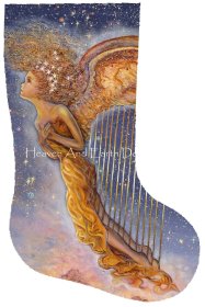 Stocking Harp Angel