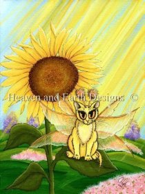 Summer Sunshine Fairy Cat