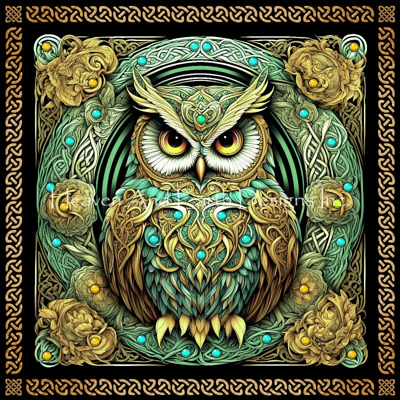 Mini The Celtic Owl - Click Image to Close