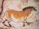 QS Horse - Ancient Stone Wall Painting