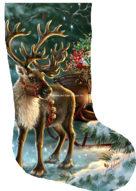 Stocking The Enchanted Christmas Reindeer - Click Image to Close