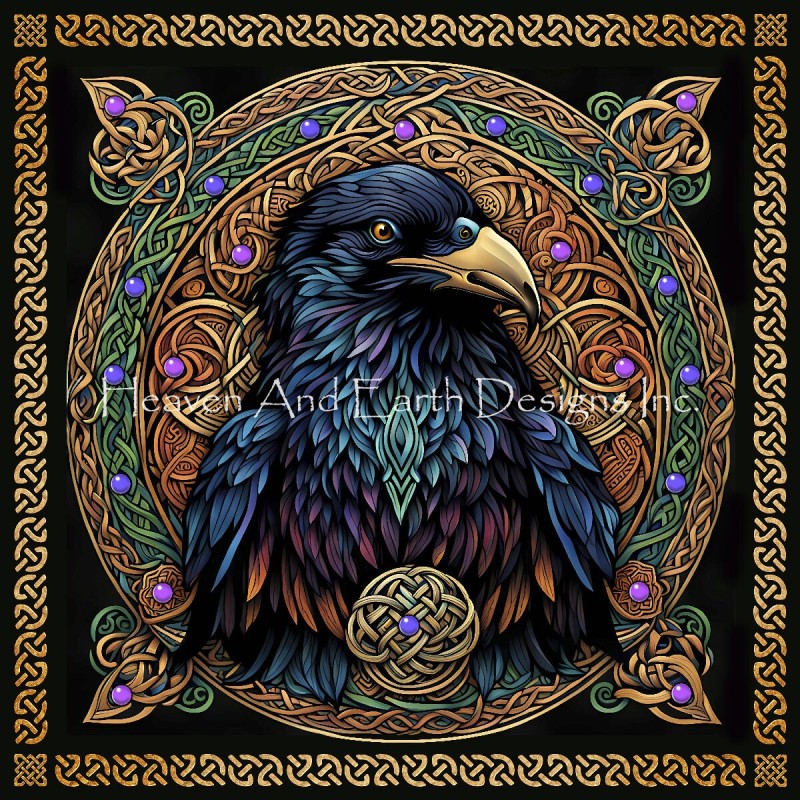 The Celtic Raven Max Colors - Click Image to Close