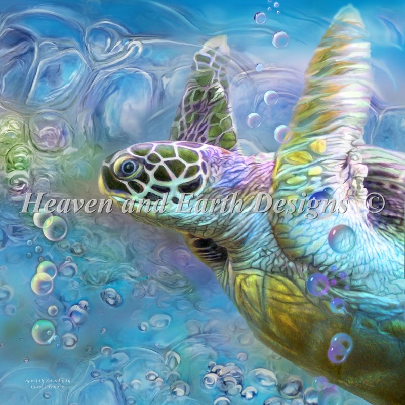 Mini Sea Turtle Spirit Of Serendipity - Click Image to Close