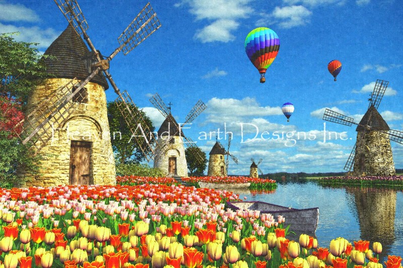 Supersized Tulips of Amsterdam Max Colors - Click Image to Close