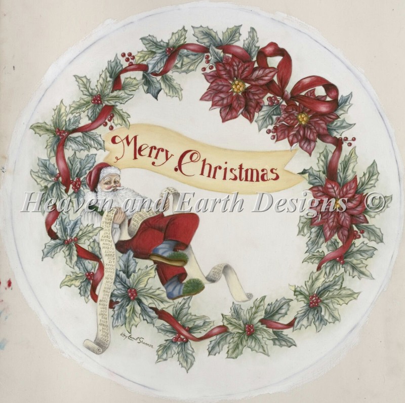 Merry Christmas Wreath - Click Image to Close