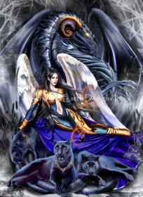 Dragon Blade Nightblade Art Print by Ruth Thompson