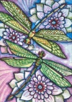 Diamond Painting Canvas - QS Dragonflies
