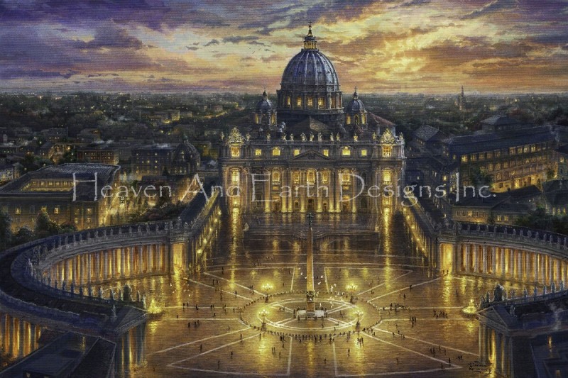 Vatican Sunset - Click Image to Close