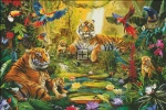Tiger Family In The Jungle Select A Size