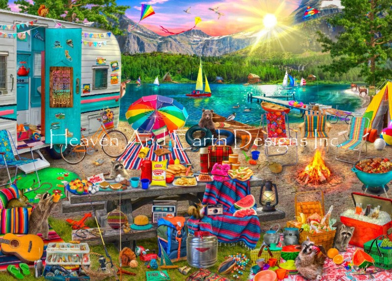 Supersized The Family Campsite Max Colors - Click Image to Close