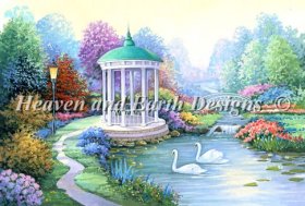 Two Swans In The Pond Material Pack