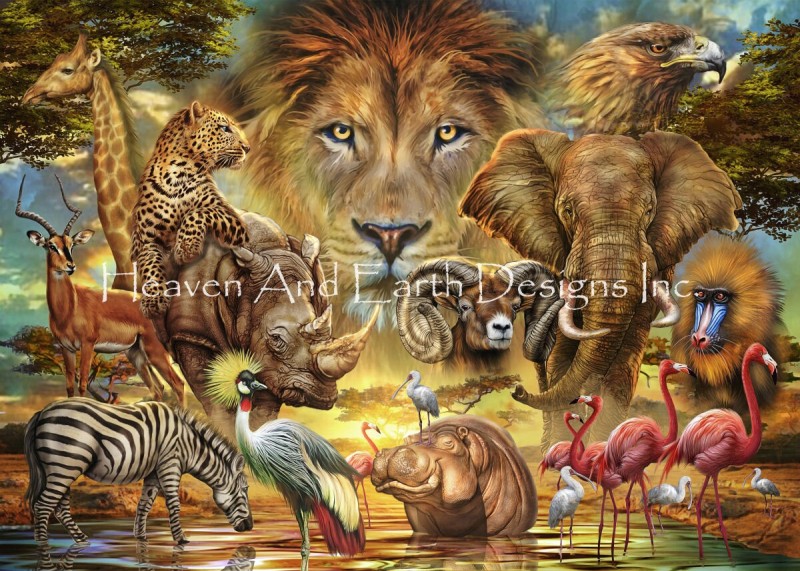 African Mammals Max Colors - Click Image to Close