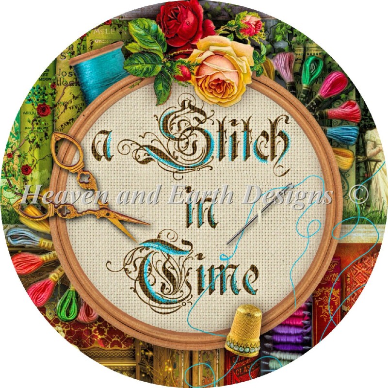 Ornament A Stitch In Time - Click Image to Close