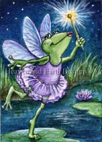 Diamond Painting Canvas - QS Fairy Frog Mother