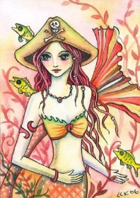 Diamond Painting Canvas - QS Pirate Mermaid #2