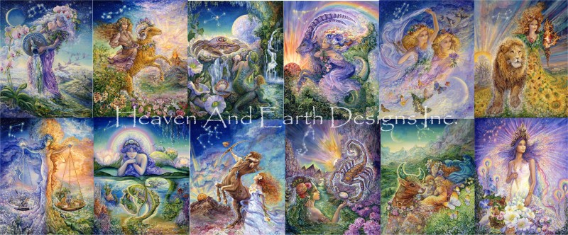 Josephine Wall Zodiac Full Collector Series - Click Image to Close
