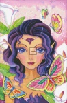 Diamond Painting Canvas - QS Merbutterfly Fairy Freedom