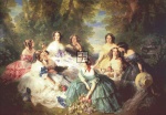 Empress Eugenie Surrounded By Ladies