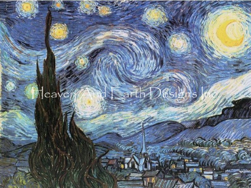 Supersized A Starry Starry Night VV Max Colors Request A Size - Click Image to Close
