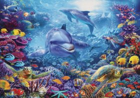 Underwater Dolphin and Turtle Material Pack