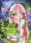 Diamond Painting Canvas - QS Green Frog Elf
